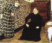 Edouard Vuillard The artist's mother and sister Spain oil painting artist